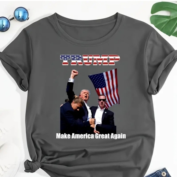 TRUMP fist pump MAGA Tshirt. Any color/size Unisex MADE IN USA - Picture 6 of 6